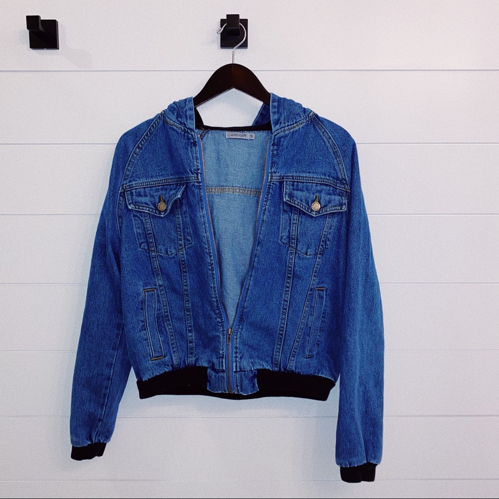 Carmar Hooded Denim Jacket
